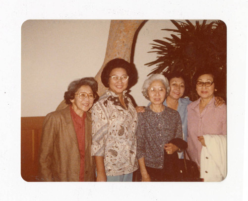 Tomiko Aratani, Joyce Terry Mori, Emiko Katayama, Sumiko Dorothy Tanabe, and Fumiko Saito