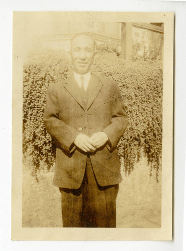 Japanese immigrant man