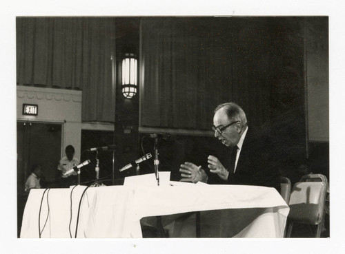 Arthur Flemming at Senate hearing on Senate bill 2116