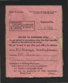 Certificate of identification, Form AR-AE-23, Kikuyo Nakatani