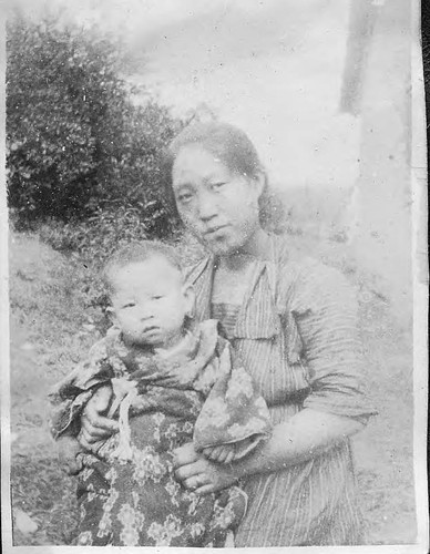 [Woman with baby]