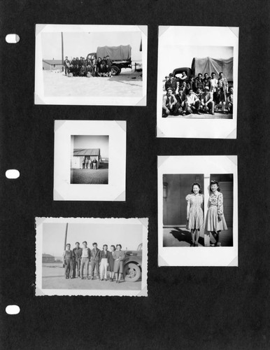 [Group of five Amache photographs]