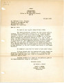 Copy of Letter from Jacob L. Devers, General U.S. Army, Commanding to William C. Carr, Chairman, Friends of the American Way, April 30, 1945