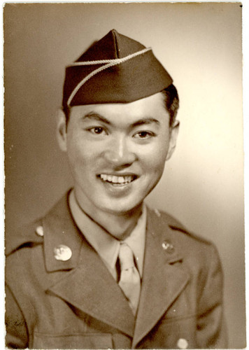 Jacob Miyazaki in military uniform