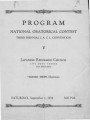 Program, national oratorical contest, third biennial J.A.C.L. convention