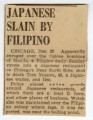 Japanese slain by Filipino