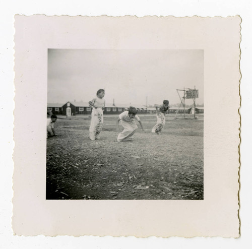 Sack race in Jerome