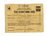 War ration book four, OPA form R-145, Fred Fumio Takano