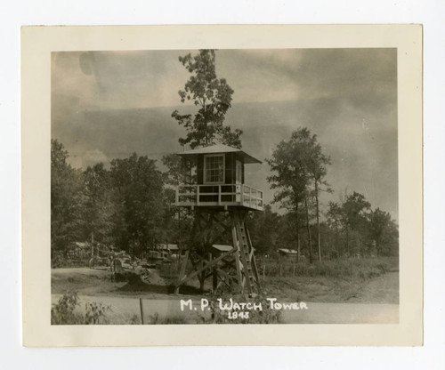 M.P. watch tower 1943