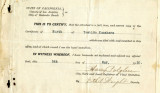 Certified copy of Birth Certificate, 1920