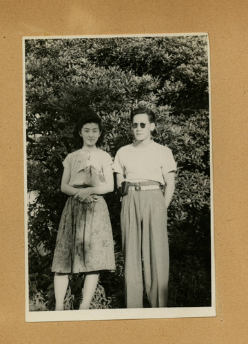 George Kimura with his wife