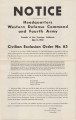 State of California [Civilian Exclusion Order No. 63], east Fresno County and Madera County