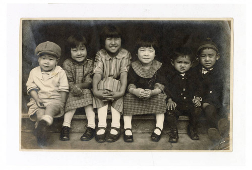 Sumiko, Fumiko, James Osamu, Minoru, and other children