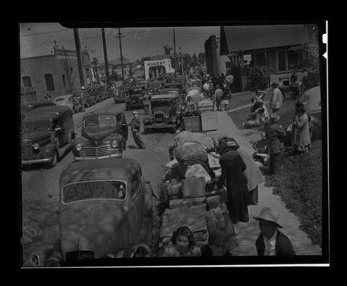 Japanese evacuation, 23rd and Vermont