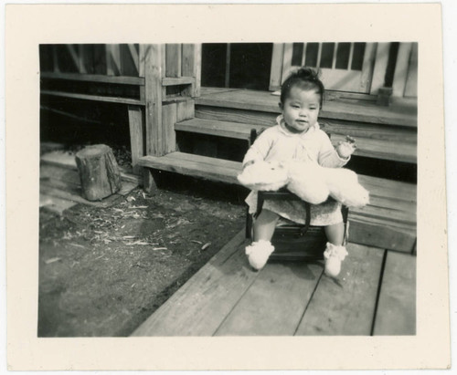 Gerrie Miyazaki at Jerome incarceration camp