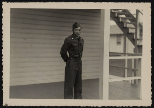 Leo Ryoichi Meguro in uniform