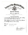 Army of the United States honorable discharge