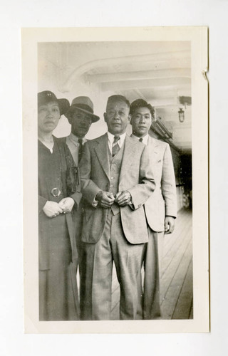 Passengers on Rio de Janeiro Maru