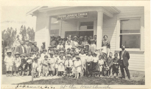 Japanese Sunday school at the new church