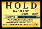 Label used for repatriation baggage