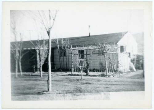 Photograph of Manzanar staff housing