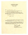 Letter from W.O. Melton, Assistant Project Director, Jerome Relocation Center, to Atsushi Art Ishida, May 16, 1944