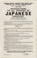 State of California, [Instructions to all persons of Japanese ancestry living in the following area:] Colusa County, western portions of Sutter and Yuba Counties