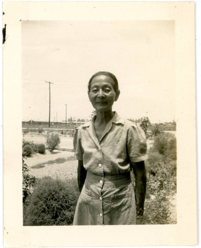 Shigeru Yoshinaga at incarceration camp