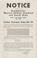 State of California [Civilian Exclusion Order No. 54], northeast Los Angeles County