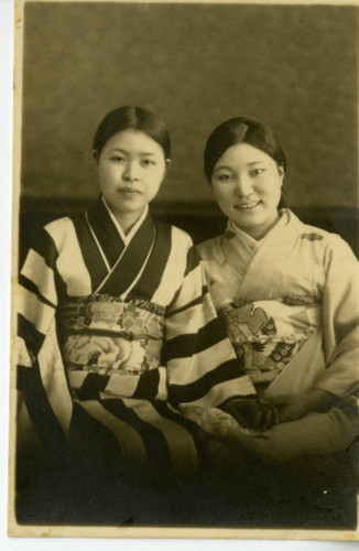 Two Women in Kimonos