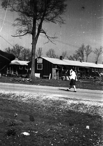 Woman on Jerome camp road