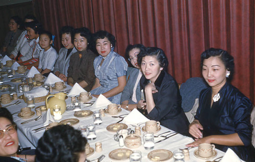 Women and girls at Little Miss event