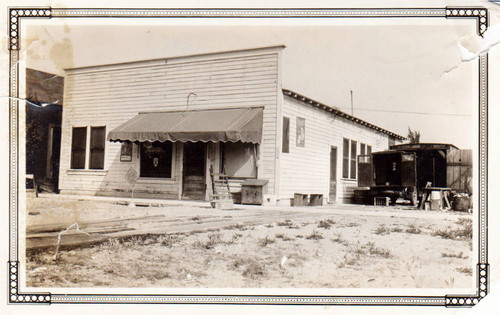 Wada Tofu maker and grocery store on Terminal Island, California