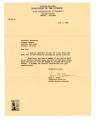 Letter from Sara A. Brown, Assistant Counselor, Public Welfare Section to Personnel Secretary, Chicago Chapter, American Red Cross, June 7, 1946