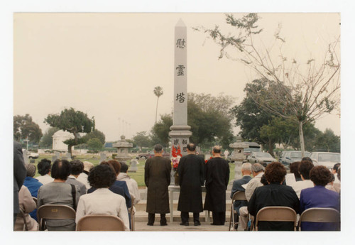 Memorial Day service at Woodlawn Cemetery