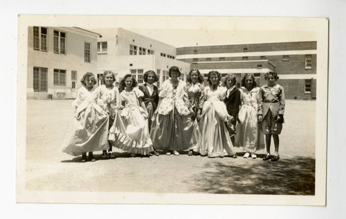 Children celebrating World Friendship Day, Shiimori family album