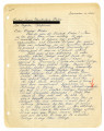 Letter from Ryo Munekata to Bishop James Chamberlain Baker, November 12, 1942