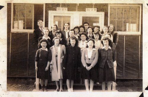 [School teachers and administration staff, the Rohwer incarceration camp]