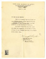 Letter from Henry C. Freeland, Leave Officer for L. H. Bennett, Project Director, Gila River Project, War Relocation Authority, United States Department of the Interior, August 6, 1945