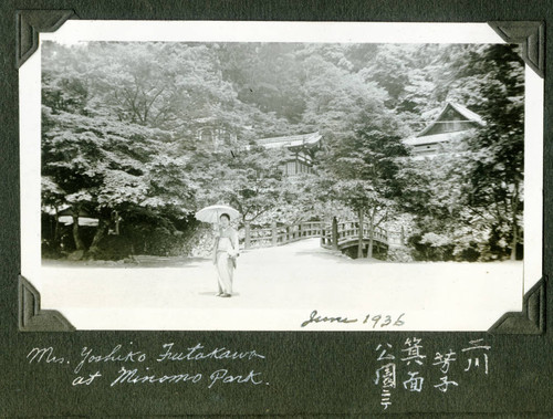 Yoshiko Futakawa at Minoo Park