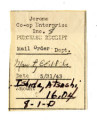 Jerome Co-op Enterprise Inc. purchase receipt