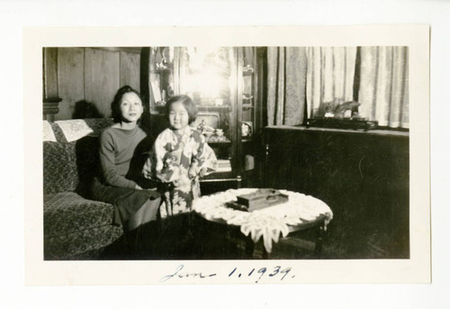 Tomiko Aratani with Michiko Faye