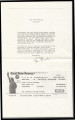Letter and restitution check from George Bush to George Nakamura, October 1990