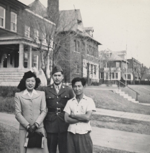 Japanese American men and woman