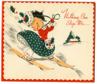 Christmas card from Miriko Nagahama to Betty Salzman, December 12, 1942