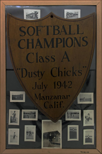 Dusty Chicks, Manzanar "Class A" softball champs, July 1942