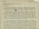 Letter from Bob Itanaga, Secretary, The American Loyalty League of Fresno to Committee on National Security and Fair Play, May 16, 1942