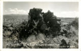 "Old Indian fort" in Lava Beds National Monument, Calif., J. H. Eastman #B-1324