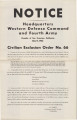 State of California [Civilian Exclusion Order No. 66], City of Los Angeles, downtown