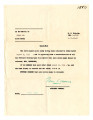Letter from Attorney General U.S. Department of Justice Immigration and Naturalization Service to Hideo Ogo, March 26, 1946